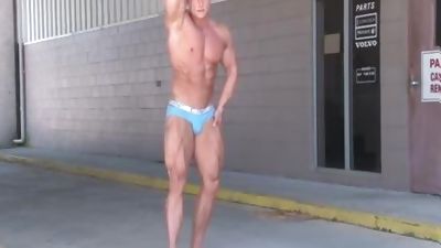 John Posing In Briefs And naked, Panties, Solo, Poses