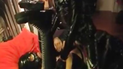 Rubber Skinheads Masked bare poke, Uniform, Bareback, Leather