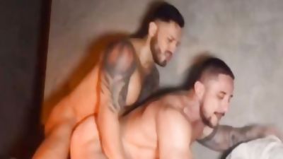Brazilian Bodybuilders plow, Anal, Blowjob, Threesome