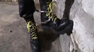 Dungeon serf punishment, Fetish, BDSM, Slave