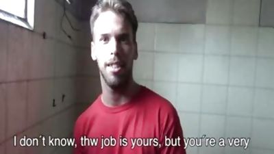 'Latino Renovator Sucks shlong As extra Service', Blowjob