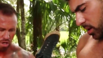 The Bayou - Damien Stone and Paul Canon Muscle Hook up, Anal, Brunette, Muscle, Men, Damien Stone, Paul Canon, Michael Roman