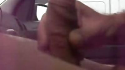 Trucker Flashing three - Getting Caught By Truckers, Amateur, Masturbating, Car