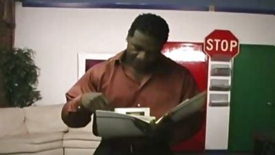 White Perv gets black 10-Pounder torture, Big Cock, Blowjob, Hardcore