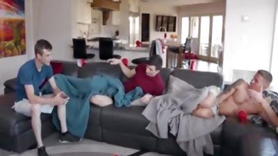 Stepbrothers Caught Nailing At Party, Hardcore, Party, Gonzo, Caught