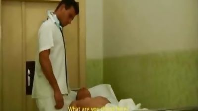 Doctor Barebacks A Drugged young Patient, Teen, Uniform, Bareback