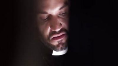 Religious Virgin Ryan Jacobs Confesses To Father Dale Kuda he wishes dicks, Big Cock, Deepthroat, Handjob