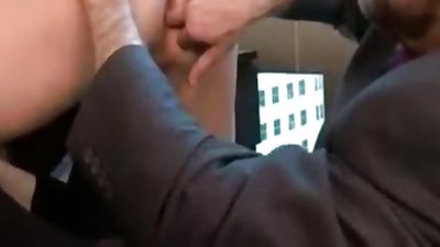 Office boyz 1, Ass, European, Brunette