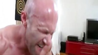 Izzy, Jason Rock In brawny homo Ridding A penis, Gay, Muscle, Hunks