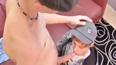 Slobbery engulf, Blowjob, Masturbating, Teen, Gay