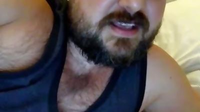 horny Bear Jerks Off In bed, Masturbating, Bears, Beauty, Jerking