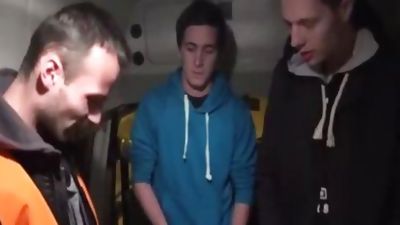 in nature's garb Foursome At The Parking Lot, Bareback, Foursome, Orgy