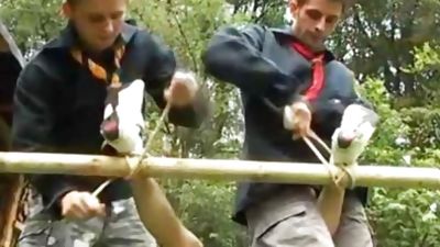 drilling Scouts, Blonde, Blowjob, College