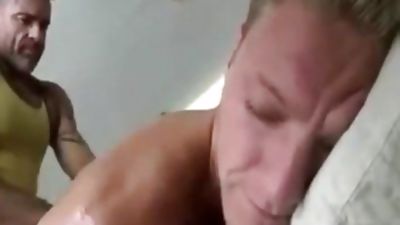 Massaged & plowed, Anal, Massage, Sperm