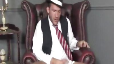 Suited twink Cums On His Socks, Legs, Twinks, Office