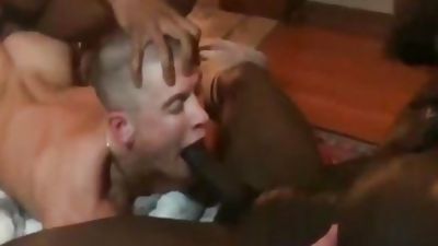 Smoking lusty raw Interracial group plow, Anal, Big Cock, Interracial