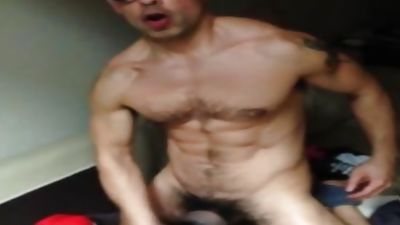 Getting excited At The Gym 'em Going Home And engulfing Myself Off, Legs, Masturbating, Muscle