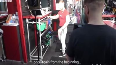 3some Scene In A homosexual Store - The Making Of Boner, Big Cock, European, Facial, Gay