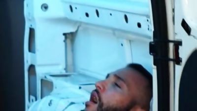 The Creeper Van - Donato Reyes and Nick North butthole Hook up, Ass, Blowjob, Outdoor, Bromo, Donato Reyes