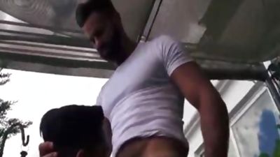 boy acquires Tag Teamed, Anal, Blowjob, Interracial, Gay