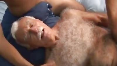 Two grandad With youthful lad, Anal, Big Cock, European, Gay