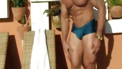 Gil Baiano - Clay Stone - nasty Oiled Hung Bodybuilder, Muscle, Hunks, Oil