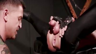 black Box, Double Fist Gimp - Dominic Pacifico Pup Mask, Black, Fetish, Lingerie, Dominic Pacifico