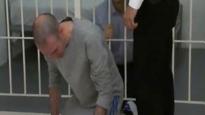 Brutal abuse @ The Police Station, Blowjob, Mature, Uniform