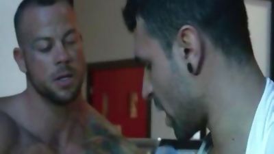 Muscle Bear trio With Facial sperm, Blowjob, Cumshot, Facial, Bears, Sperm
