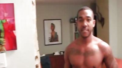 Ace Rockwood Masturbates Whilst Watching Porn, Big Cock, Black, Handjob