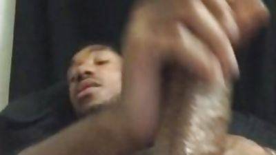 Intense jacking before work., Amateur, Black, Cumshot, Gay