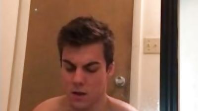 Cums On Mirror, Amateur, Cumshot, Gay