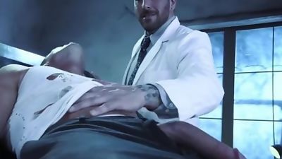 Daddy Doctor & His Big Dick Monster Fuck Nerdy Assistant, Big Cock, Masturbating, Gay, Scott Taylor