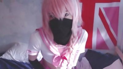 Cute little femboy squirts a load, Masturbating, Panties, Solo