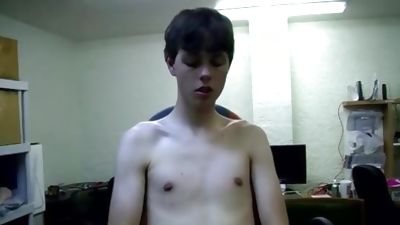 Hot and cute twink Dustin Beeber wanking his fat long dick, Big Cock, Solo, Teen, Self Sucking BFs
