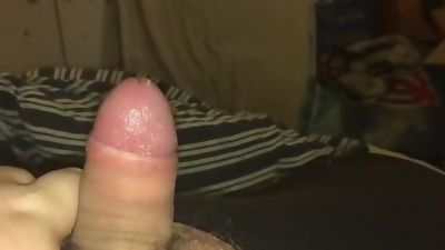 Hairy British Boy Jerks Off Small Dick And Cums on Himself, Closeup, Hairy, Solo