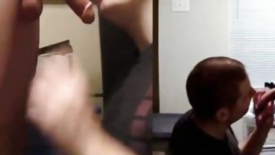 Hung Guy Sucked, Big Cock, Cumshot, Deepthroat