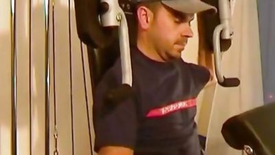 Gets wanked until cumshot in spite of him: Ben, Big Cock, European, Handjob, Keumgay