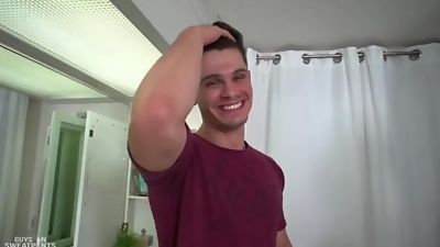 Tyler's welcome facial, Anal, Big Cock, Blowjob, Guys In Sweat Pants
