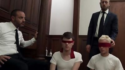 MissionaryBoys - Priest Daddies Dildo Two Boys’ Tight Holes, Blowjob, Dildo, Daddies