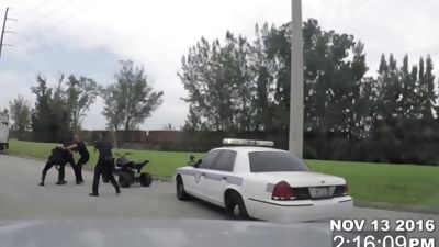 GAY PATROL - Illegal Bike Racer Gets His Black Thug Ass Worked By The Cops, Anal, Blowjob, Gay, Police