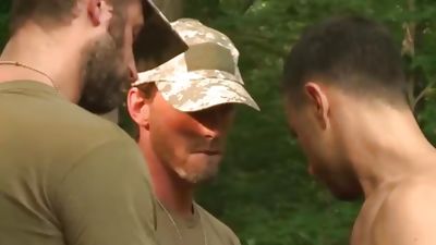 Handling soldiers' heavy equipment, Anal, Outdoor, Pornstar, Conner Habib