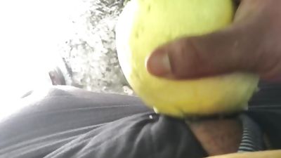 Banging the juicy fruit! Leaving a hot creampie inside, Creampie, Masturbating, Solo