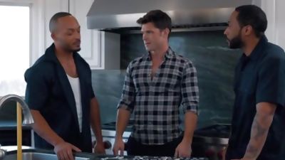 NoirMale 2 HUNG Plumbers Double-Anal Devin's Ass to Unclog His Pipes ;-), Big Cock, Interracial, Pornstar, Devin Franco