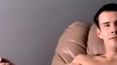 Young amateur twink wanks off his lubed up small dick and cum, Cumshot, Masturbating, Solo