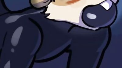 Slight Latex Containment Breach - for Egger [Animated] - by PeskyBatfish, Fetish, Solo, Gay