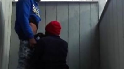 Doing Gay Stuff Behind Da Corner Store, Amateur, Big Cock, Black, Gay