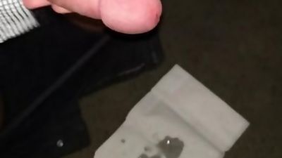 Huge precum orgasm, leaking cum, just got home from work, Amateur, Homemade, Masturbating