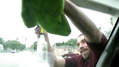 BAIT BUS - Johnny Parker Goes From Cleaning Windows To Fucking A Dude Real, Anal, Blowjob, Reality, Gay, Bait Bus, Alexander Greene