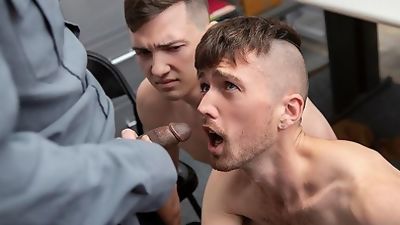 Two Straight Twink Brothers Caught Sex Acts In Dressing Room, Big Cock, Blowjob, Gay